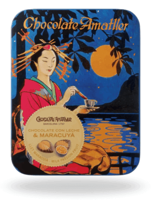Hojas de Chocolate leche y maracuyá-Ametller