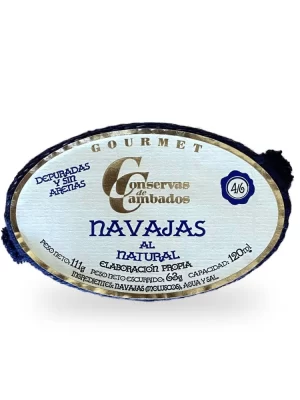 Navajas al natural 4/6-Cambados-Gourmet