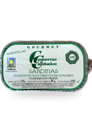 Sardinillas en A.O.V.E ecológico-Cambados