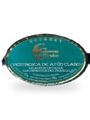 Ventresca de atún claro en aceite de oliva con piquillo-Cambados